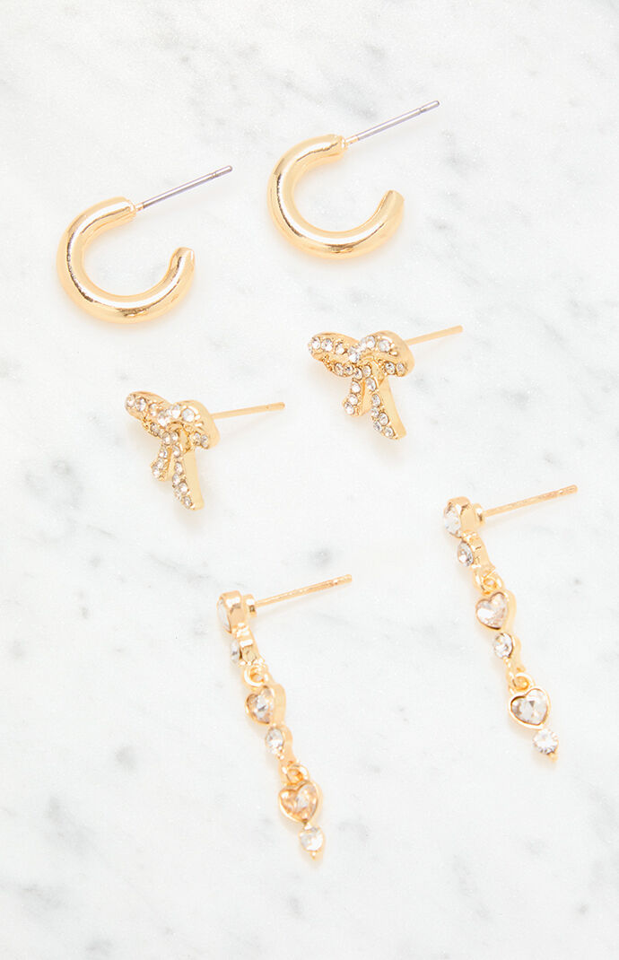 Gem & Moon Necklace Set