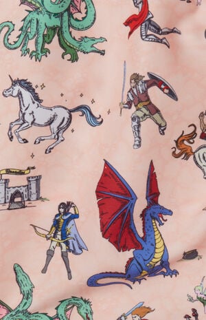 Kids Fantasy Folk 5.5" Swim Trunks image number 3