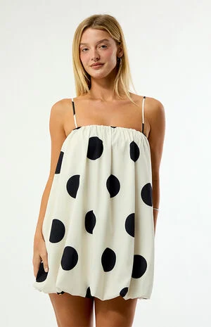 Penelope Polka Dot Bubble Mini Dress image number 2