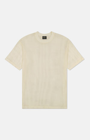 Cream Mason Mesh T-Shirt image number 1