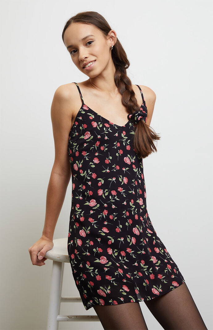 Me To We Mini Slip Dress Pacsun