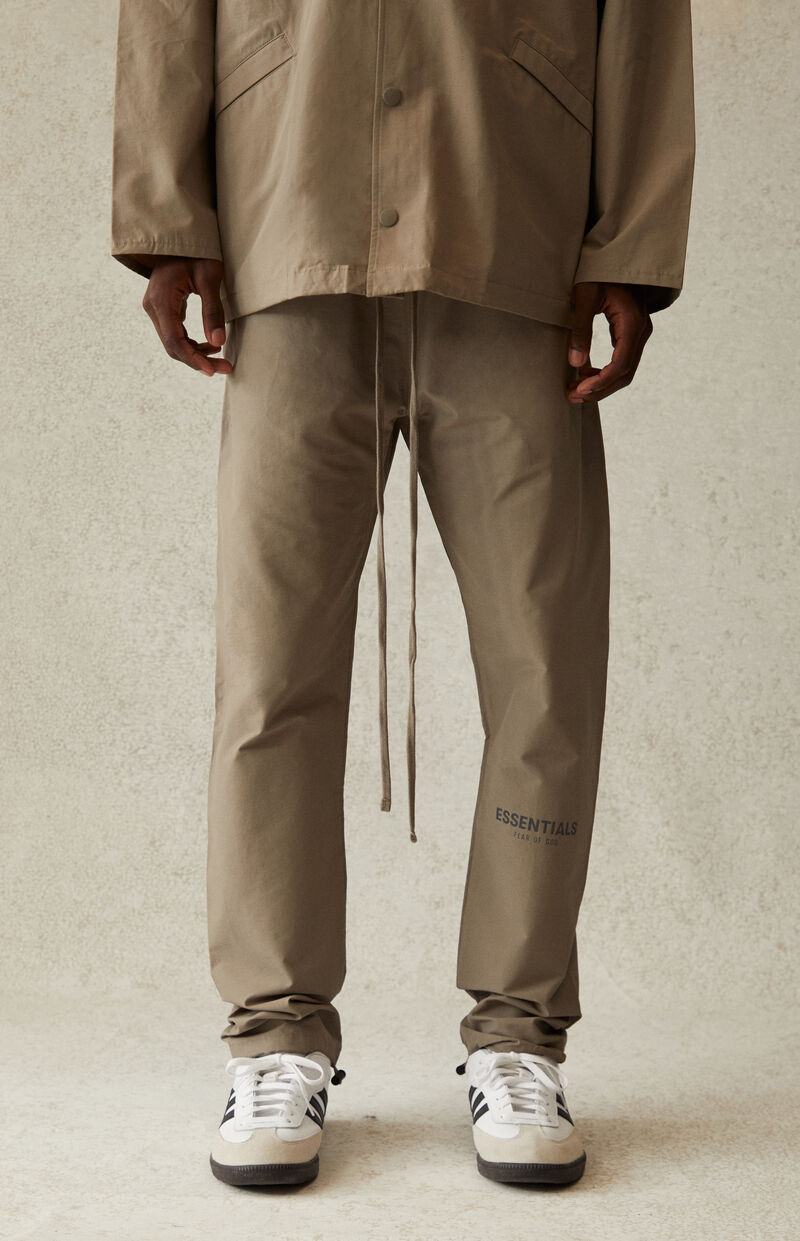 Fear of God Essentials Essentials Taupe Track Pants PacSun