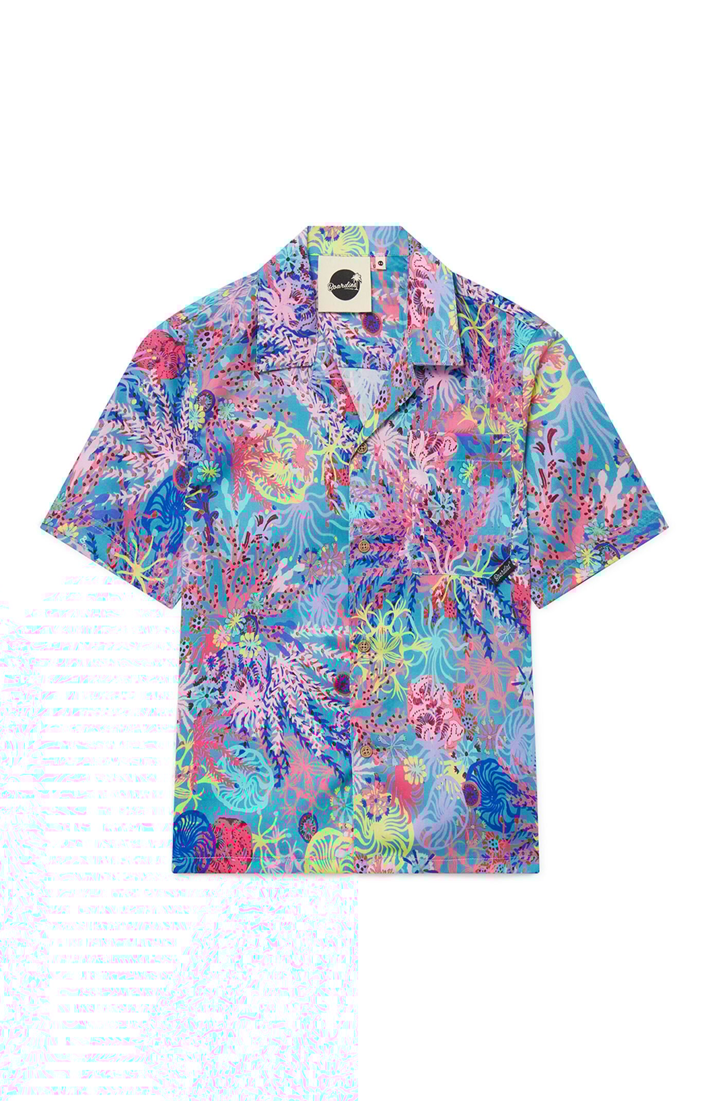 Boardies Kids Coral Camp Shirt