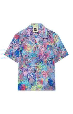 Kids Coral Camp Shirt image number 1