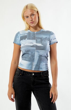AOP Cityscape Skimmer T-Shirt image number 1