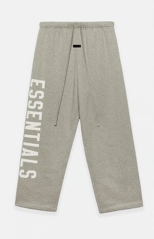 Dark Heather Oatmeal Fleece Relaxed Sweatpants image number 1