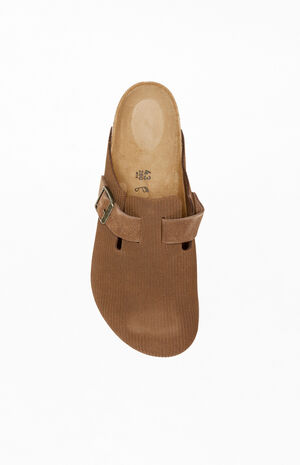 Boston Corduroy Clogs Dark Tea image number 5