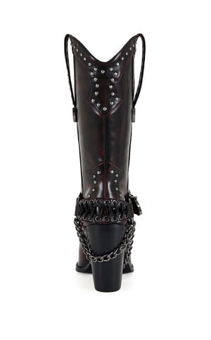 Women's Osborn Wine Western Booties image number 3
