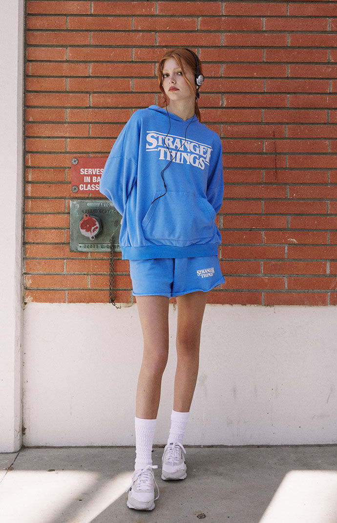 Stranger things sales logo hoodie