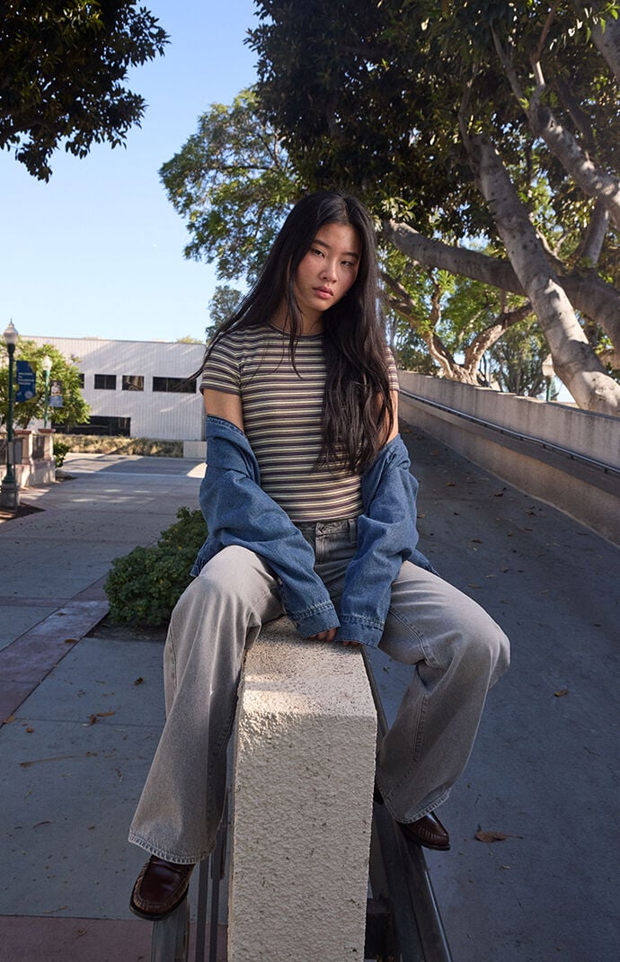 Pacsun Carolyn Cotton Crew Neck T-Shirt