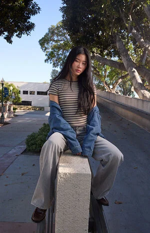 Carolyn Cotton Crew Neck T-Shirt image number 1