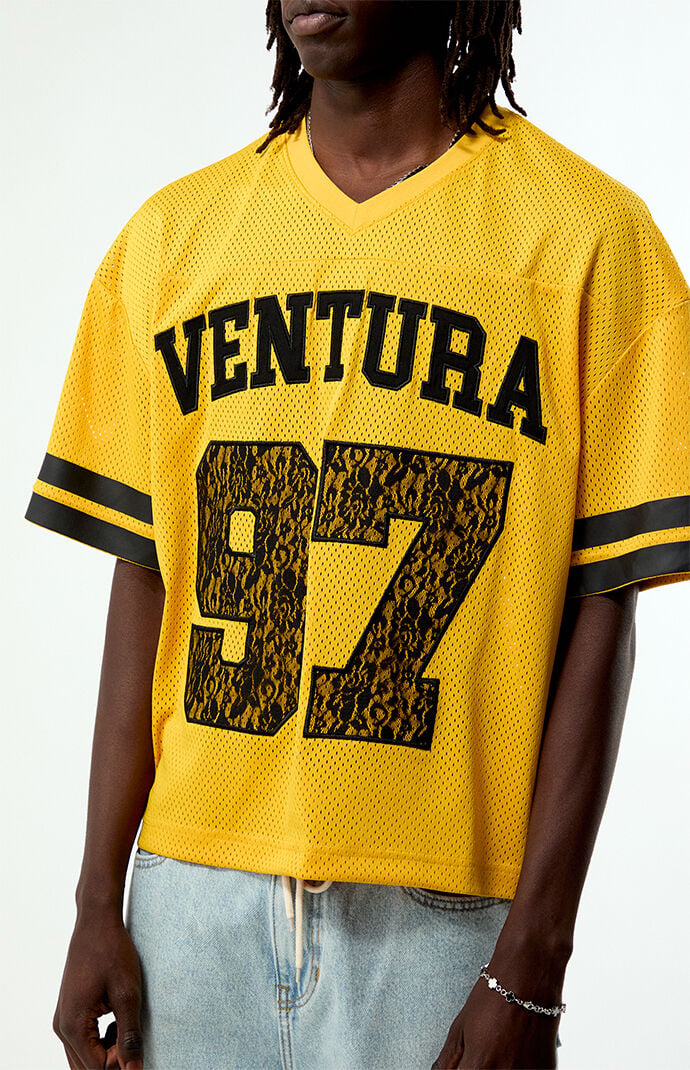 Pacsun Lace Ventura Cropped Football Jersey