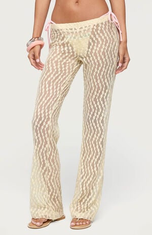 Liliette Sheer Textured Pants image number 1