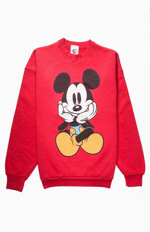 Red Mickey Sweatshirt image number 1