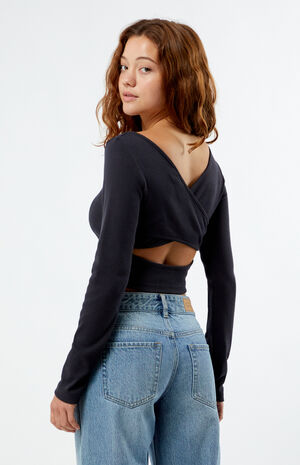 Good Keepsake Long Sleeve Cropped Top image number 2
