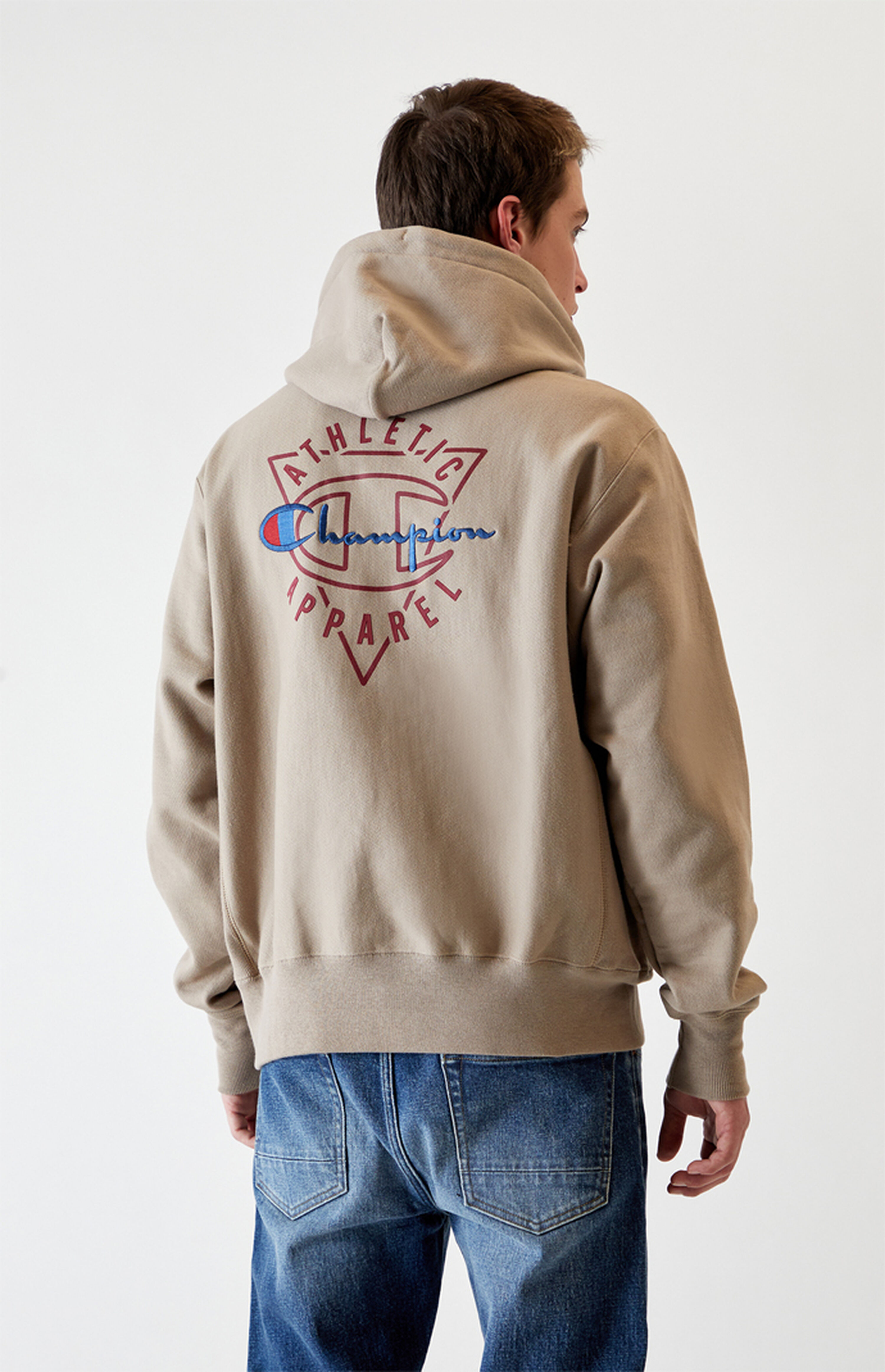 Champion stacked heritage hoodie Clearance