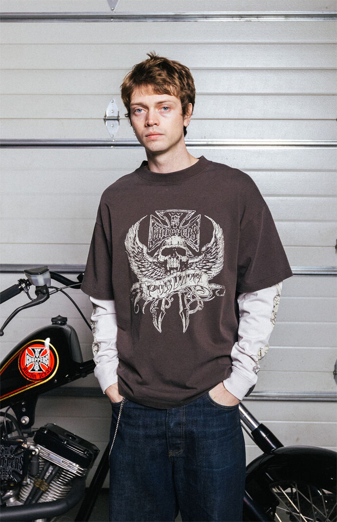 West Coast Choppers 2fer Long Sleeve T-Shirt