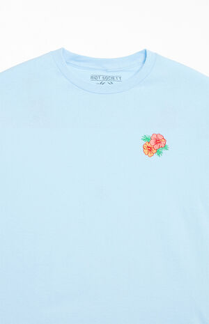 Hibiscus Embroidered T-Shirt image number 2