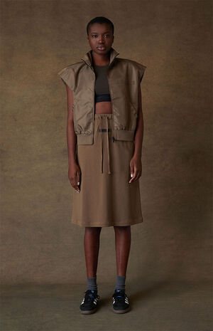 Women's Wood Midi Skirt image number 6