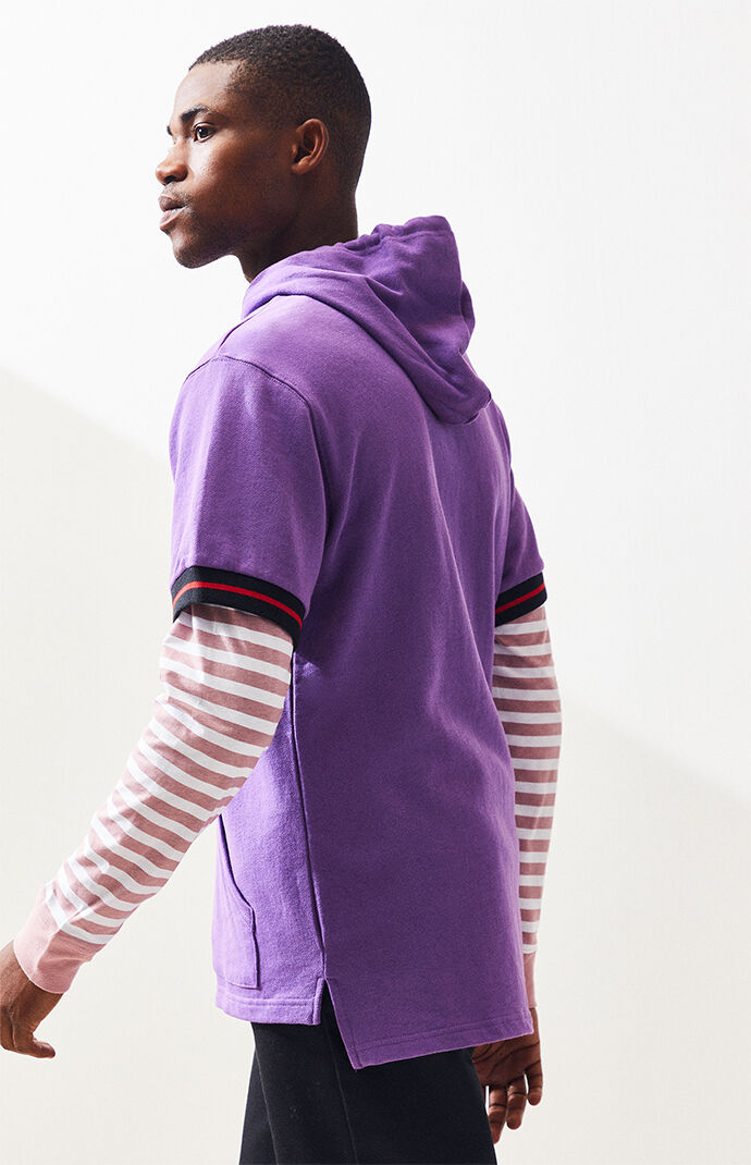 pacsun short sleeve hoodie