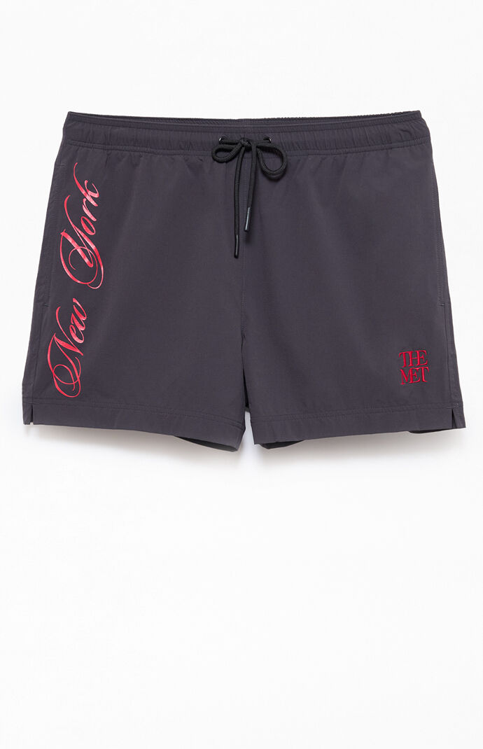 The Met x Pacsun NY Active 4.5" Swim Trunks