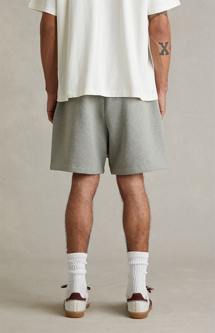Fear of God ESSENTIALS Concrete Heather Signature Classic Sweat Shorts