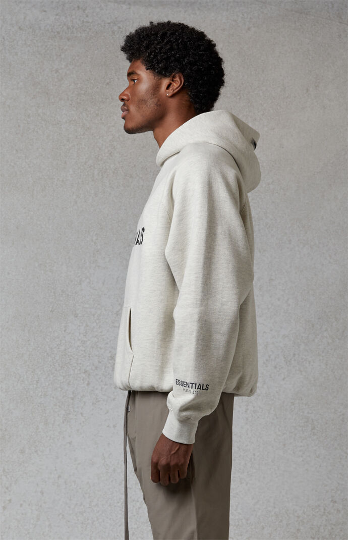 FOG Fear Of God Essentials Oatmeal Hoodie PacSun