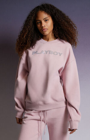 By PacSun Studded Crew Neck Sweatshirt image number 1