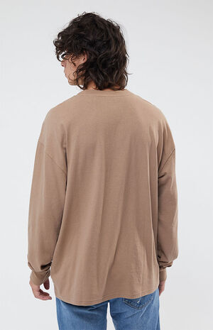 Bark Loch Long Sleeve Oversized Boxy T-Shirt image number 3