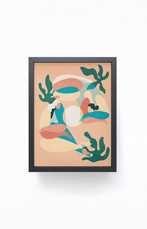 Orange Walnut Framed Mini Art Print image number 2