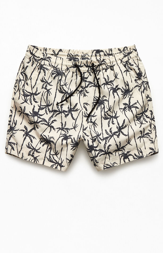 Vintage Palm 15" Swim Trunks
