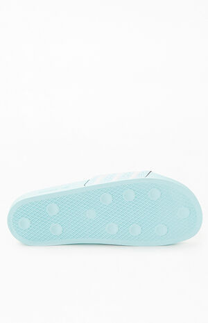 Light Blue Adilette Slide Sandals image number 4