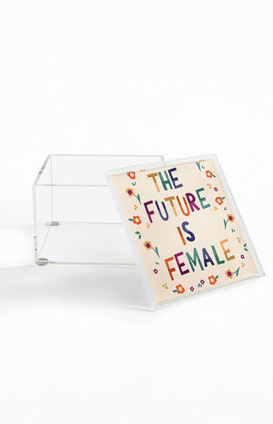 Future Is Female Acrylic Storage Box image number 2