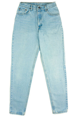 GOAT Vintage '80s Levi's 550 Light Blue High Waist Mom Jeans | PacSun