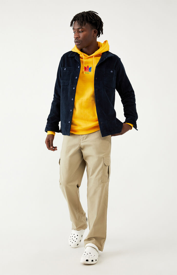 Corduroy Long Sleeve Button Up Shirt