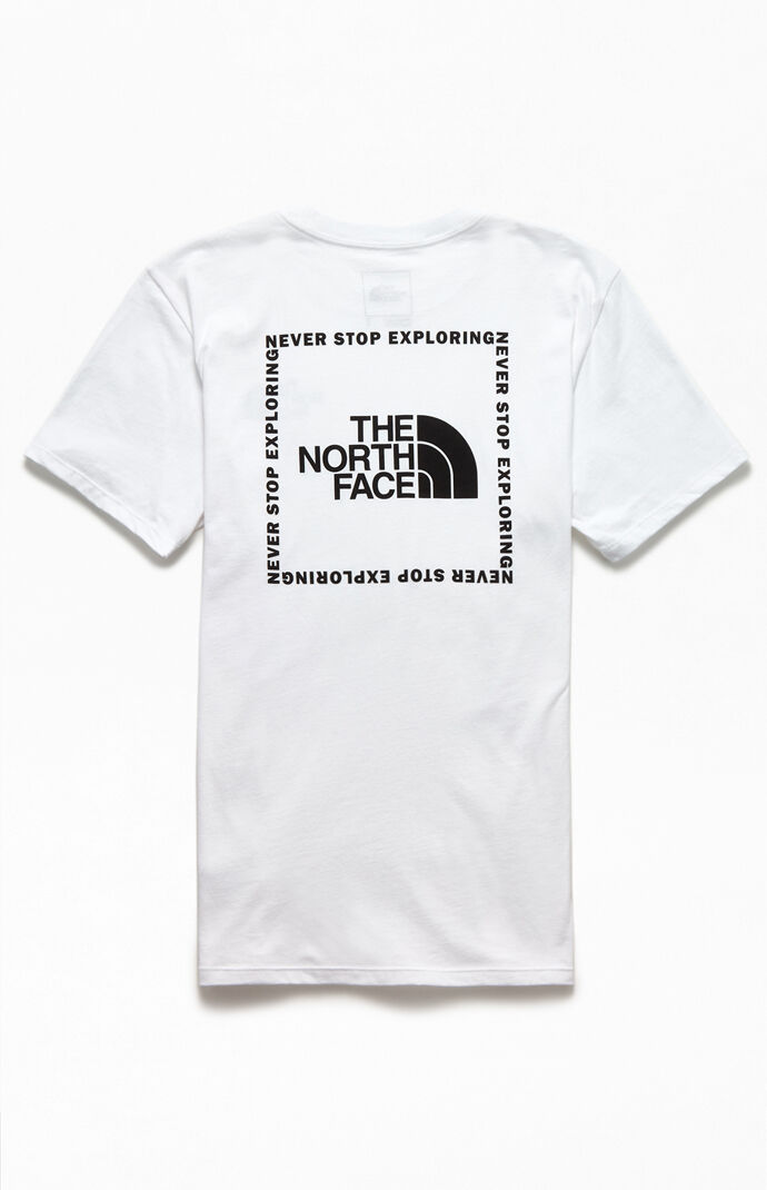 White Square Short Sleeve T-Shirt