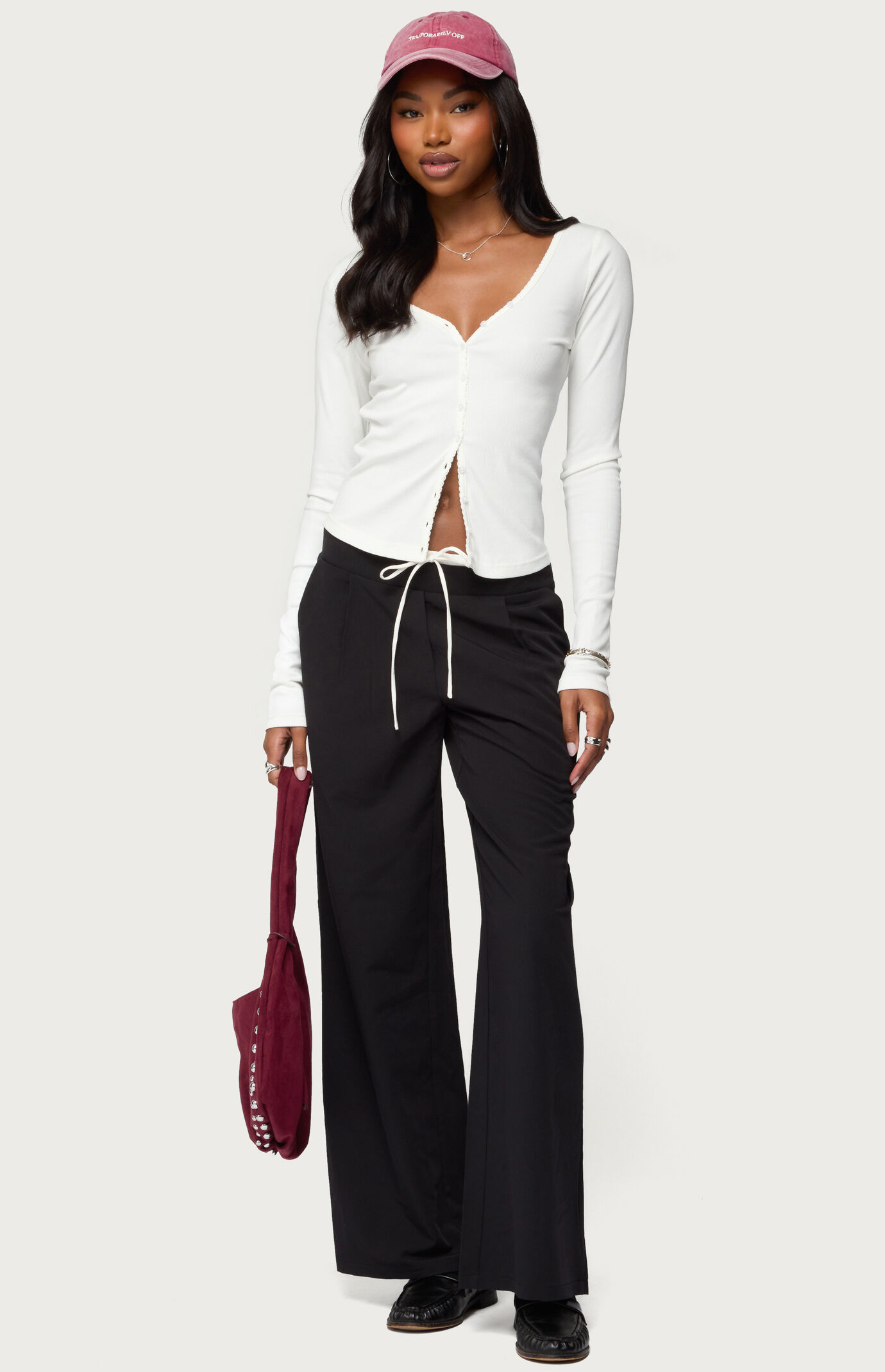 Edikted Tanya Button Up Cardigan