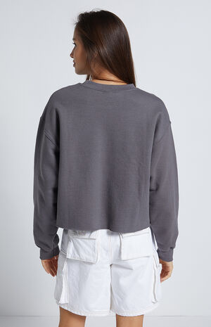 Bronco Cropped Crew Neck Sweatshirt image number 3