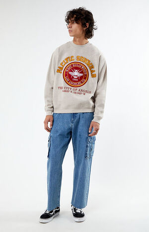 Pacific Sunwear Chenille Crew Neck Sweatshirt image number 3