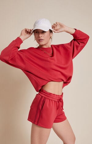 Active Stripe Side Sweat Shorts Active Stripe Side Sweat Shorts image number 2