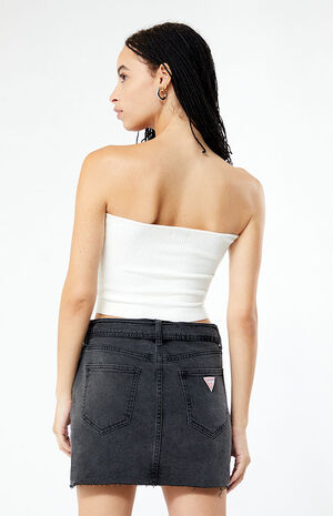 Ellie Belted Denim Mini Skirt image number 4