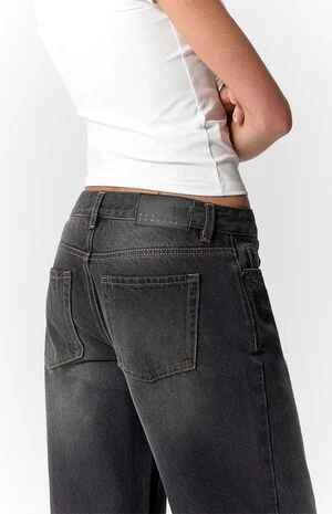 Casey Low Rise Baggy Jeans Black image number 5