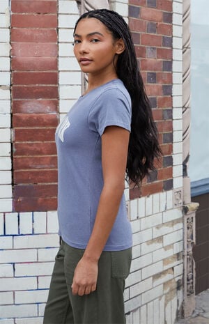 Gray New York Embroidered T-Shirt image number 3