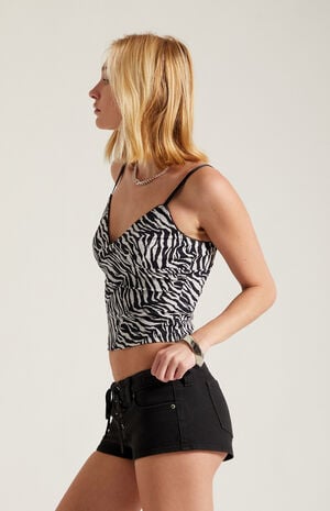 Zebra Rosie Tank Top image number 3