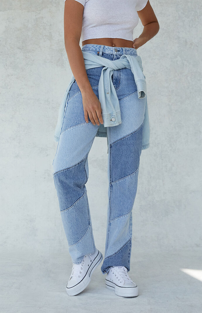 Eco Diagonal Seam '90s Boyfriend Jeans