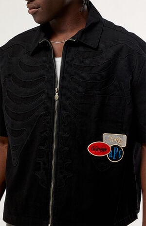 Dealer Vince Zip Up Short Sleeve Shirt image number 4
