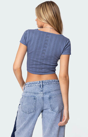 Luciana Knit Crop Top image number 5