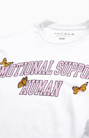 Emotional Support Human Long Sleeve T-Shirt image number 2