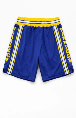 Golden State Warriors Road Basketball Shorts image number 1