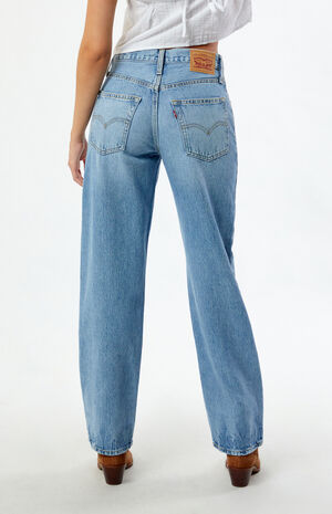Light Indigo Riveting '94 Baggy Jeans image number 4